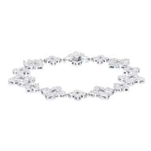 Roberto Coin Venetian Princess 18ct White Gold Diamond Bracelet
