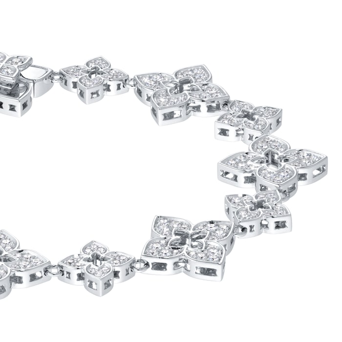 Roberto Coin Venetian Princess 18ct White Gold Diamond Bracelet