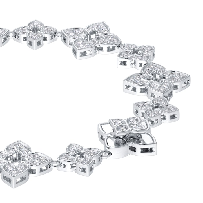 Roberto Coin Venetian Princess 18ct White Gold Diamond Bracelet