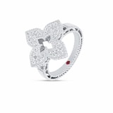 Roberto Coin Venetian Princess 18ct White Gold Diamond Ring