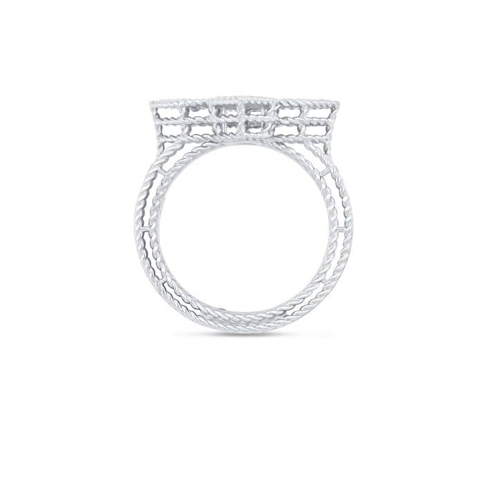 Roberto Coin Venetian Princess 18ct White Gold Diamond Ring