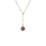 Roberto Coin Roman Barocco 18ct Rose Gold Diamond Pendant
