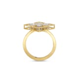 Roberto Coin Princess Flower 18ct Yellow Gold 0.18ct Diamond Ring