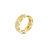 Roberto Coin Love In Verona 18ct Yellow Gold 0.46ct Diamond Ring - Ring Size I