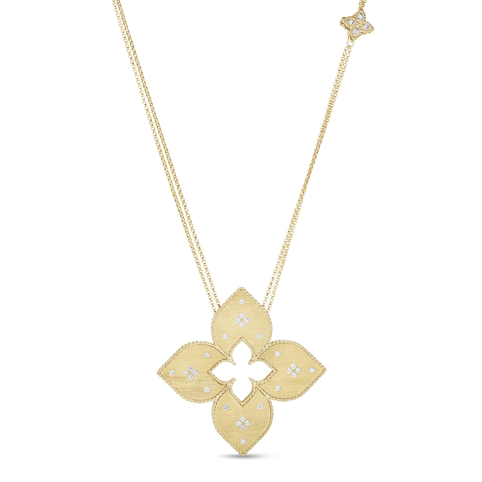 Roberto Coin Venetian Princess 18ct Yellow Gold 0.44ct Diamond Pendant
