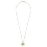 Roberto Coin Jasmine 18ct Yellow Gold 0.65ct Pave Diamond Floral Pendant