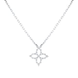 Roberto Coin Diamond Princess 18ct White Gold 0.16ct Diamond Pendant