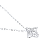 Roberto Coin Diamond Princess 18ct White Gold 0.16ct Diamond Pendant