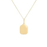 Roberto Coin 18K Yellow Gold Tiny Treasures Polished Pickle Ball Racket Necklace