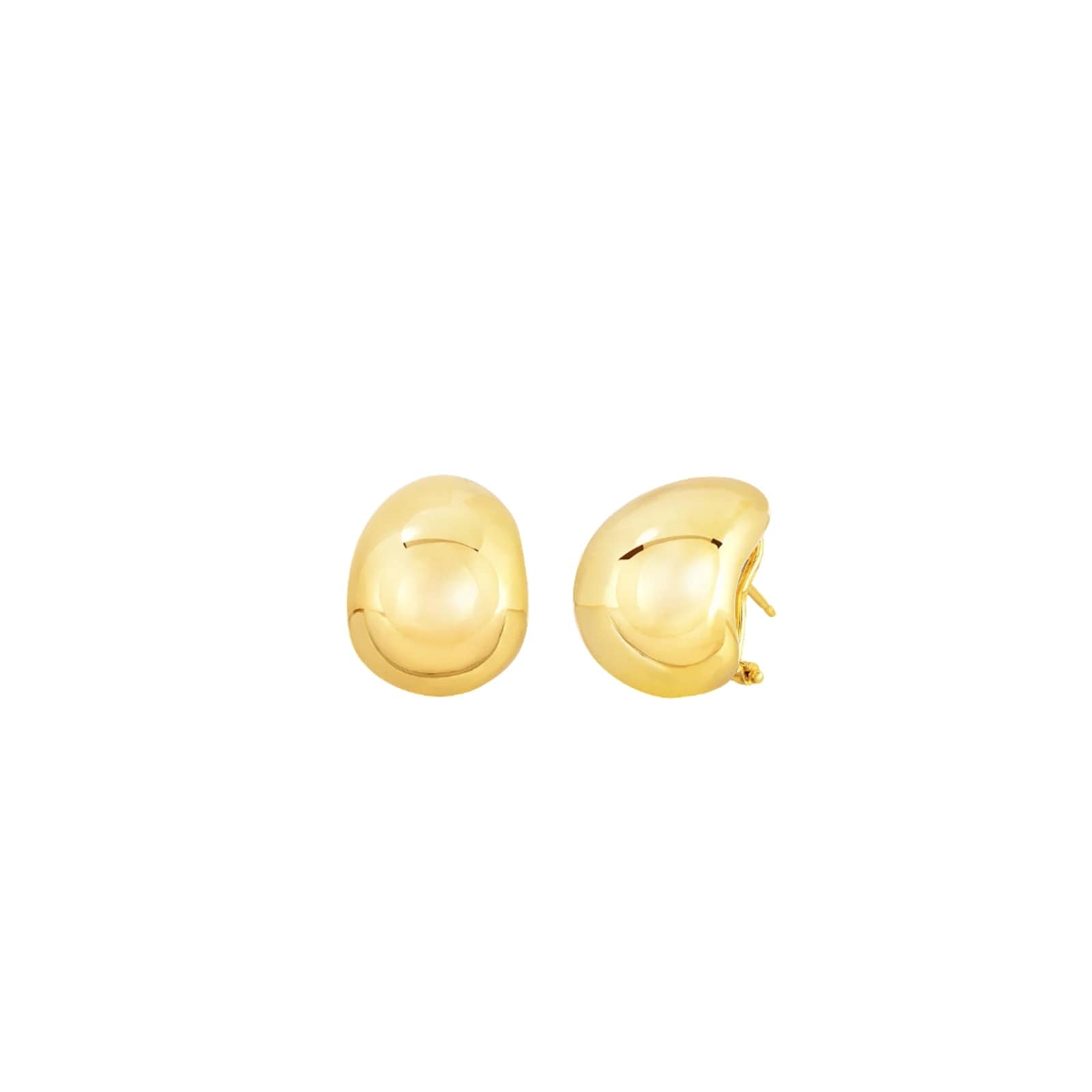 Roberto Coin 18K Yellow Gold Designer Gold Domed Drop Earrings