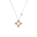 Roberto Coin 18K Rose Gold Venetian Princess Diamond & Mixed Gemstone Necklace