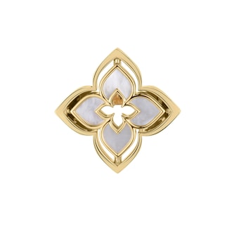 Roberto Coin 18K Yellow Gold Venetian Princess Pirouette Diamond & Mother Of Pearl Flower Ring