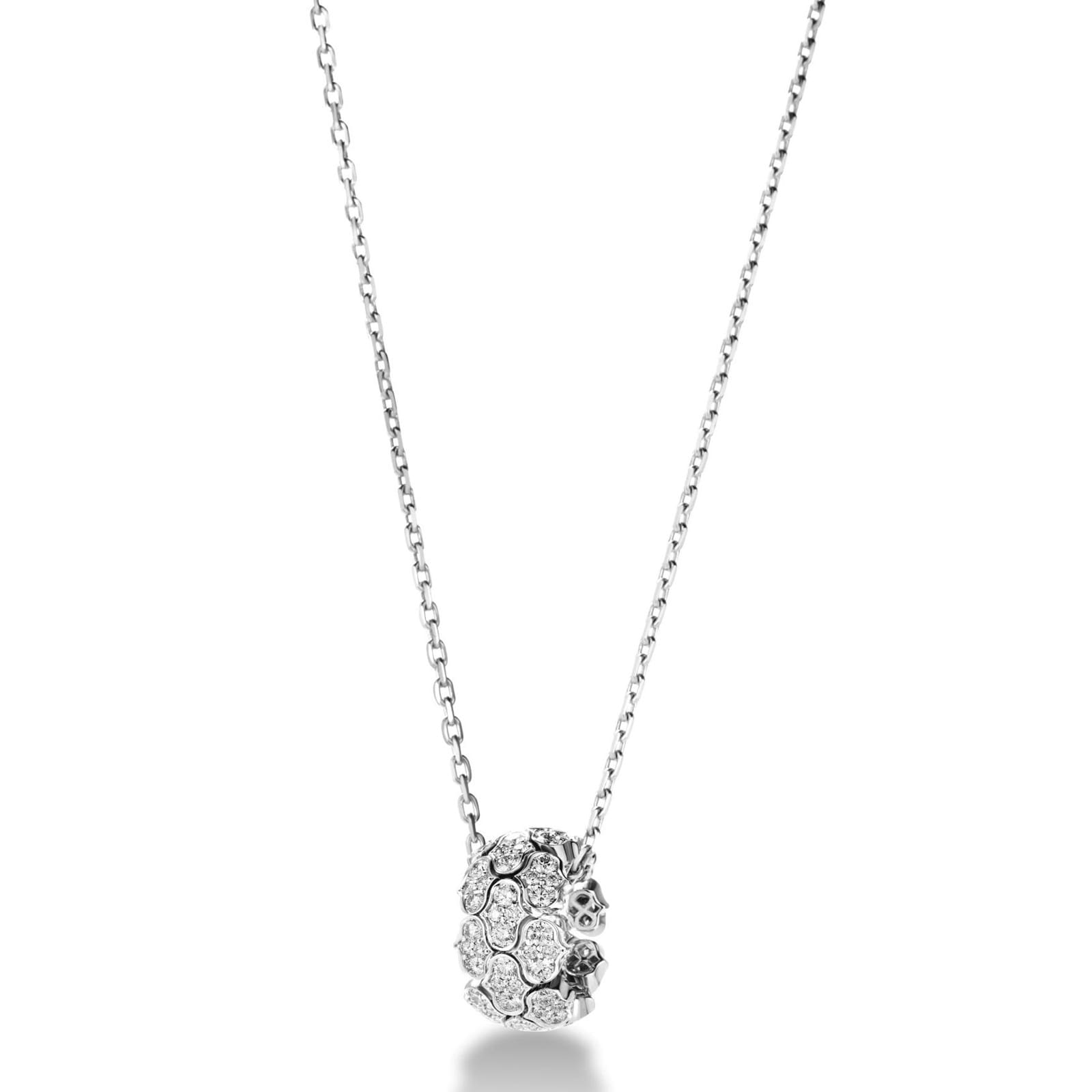 Roberto Coin 18K Yellow Gold Cobra Diamond Necklace