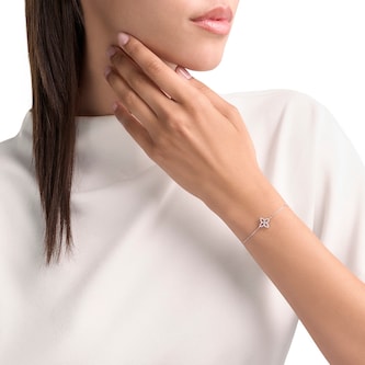 Roberto Coin Diamond Princess 18ct White Gold 0.16ct Diamond Bracelet Roberto Coin Diamond Princess 18ct White Gold 0.16ct Diamond Bracelet