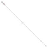 Roberto Coin Diamond Princess 18ct White Gold 0.16ct Diamond Bracelet