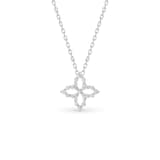Roberto Coin Diamond Princess 18ct White Gold 0.16ct Diamond Pendant