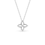 Roberto Coin Diamond Princess 18ct White Gold 0.16ct Diamond Pendant