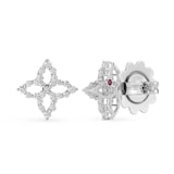 Roberto Coin Diamond Princess 18ct White Gold 0.32ct Diamond Stud Earrings