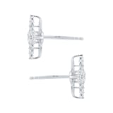 Roberto Coin Diamond Princess 18ct White Gold 0.32ct Diamond Stud Earrings