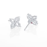 Roberto Coin Diamond Princess 18ct White Gold 0.32ct Diamond Stud Earrings