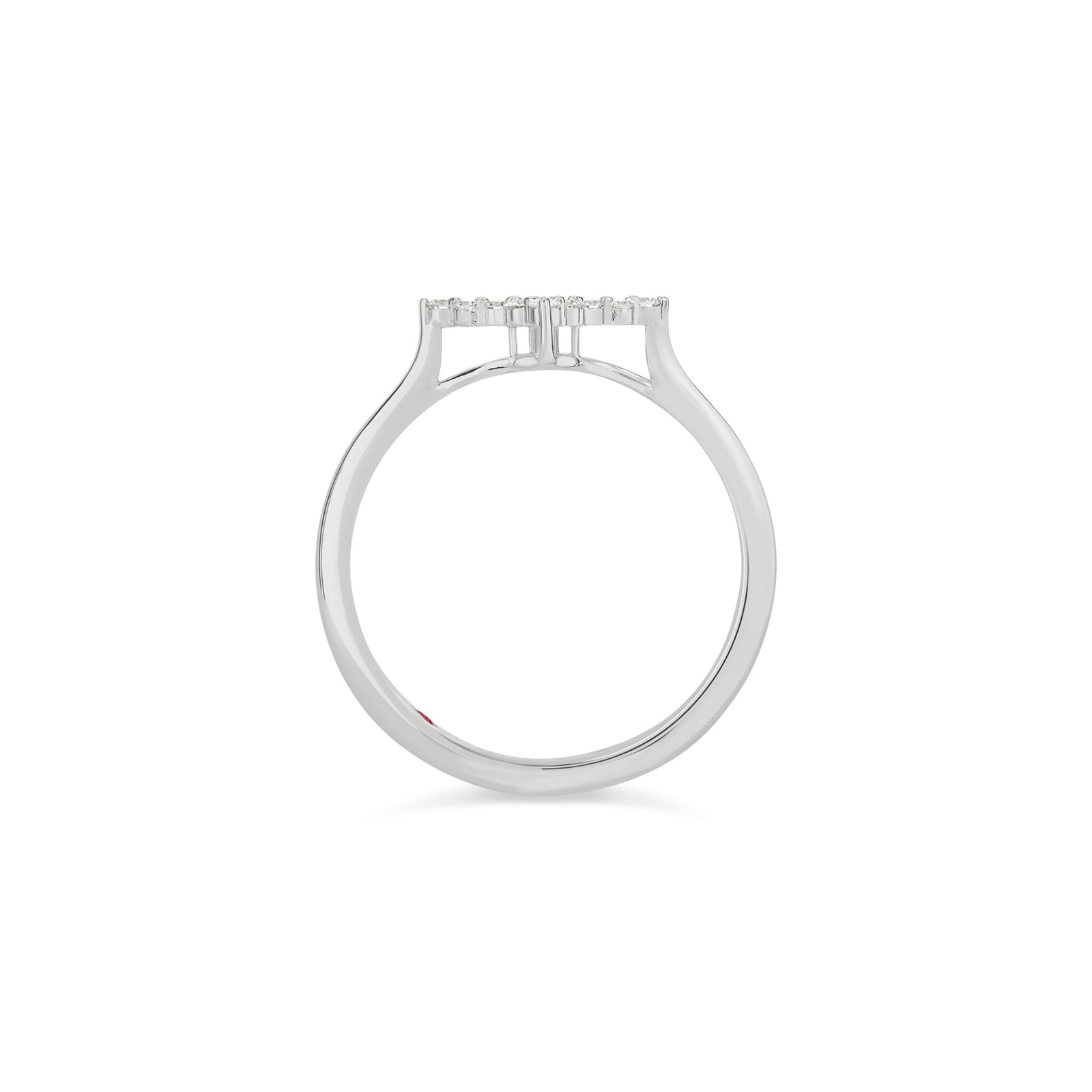 Roberto Coin Diamond Princess 18ct White Gold 0.16ct Diamond Ring Roberto Coin Diamond Princess 18ct White Gold 0.16ct Diamond Ring