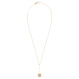 Roberto Coin Venetian Medallions 18ct Yellow Gold 0.09ct Diamond & Mother Of Pearl Lariat Necklace
