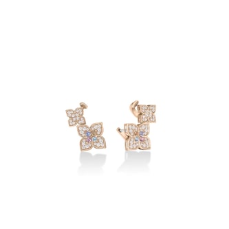 Roberto Coin 18K Rose Gold Venetian Princess Carnival Diamond & Mixed Gemstone Climber Earrings