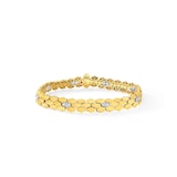 Roberto Coin 18K Yellow Gold Cobra Diamond Bracelet