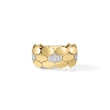 Roberto Coin 18K Yellow Gold Cobra Diamond Flex Ring - Ring Size 7