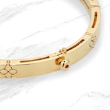 Roberto Coin 18ct Yellow Gold Love In Verona 0.19ct Diamond Bangle - Size Petite
