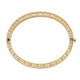 Roberto Coin Venetian Princess 18ct Yellow Gold 0.50ct Diamond Bangle - Size Petite