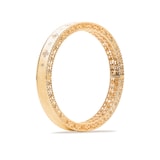 Roberto Coin Venetian Princess 18ct Yellow Gold 0.50ct Diamond Bangle - Size Petite