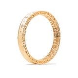 Roberto Coin Venetian Princess 18ct Yellow Gold 0.50ct Diamond Bangle - Medium