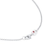 Roberto Coin Love In Verona 18ct White Gold Sapphire & 0.50ct Diamond Pendant Necklace