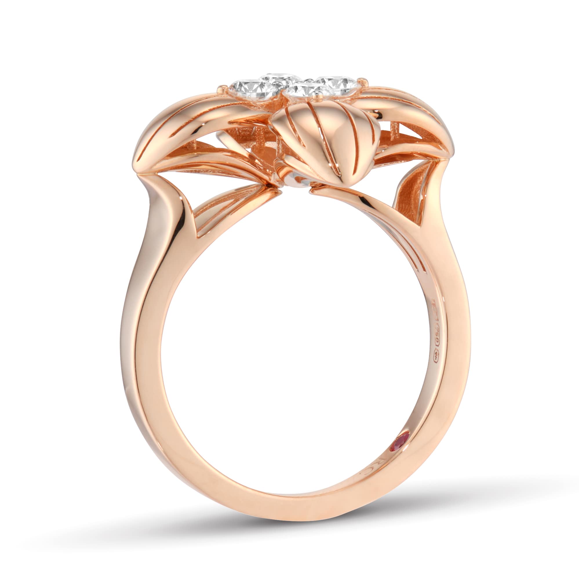 Roberto Coin Love In Verona 18ct Rose Gold 0.42ct Diamond Ring
