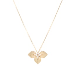 37524671 - Princess Star 18ct Yellow Gold 0.19ct Diamond Pendant Necklace