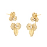 Roberto Coin Princess Star 18ct Yellow Gold 0.62ct Diamond Stud Earrings
