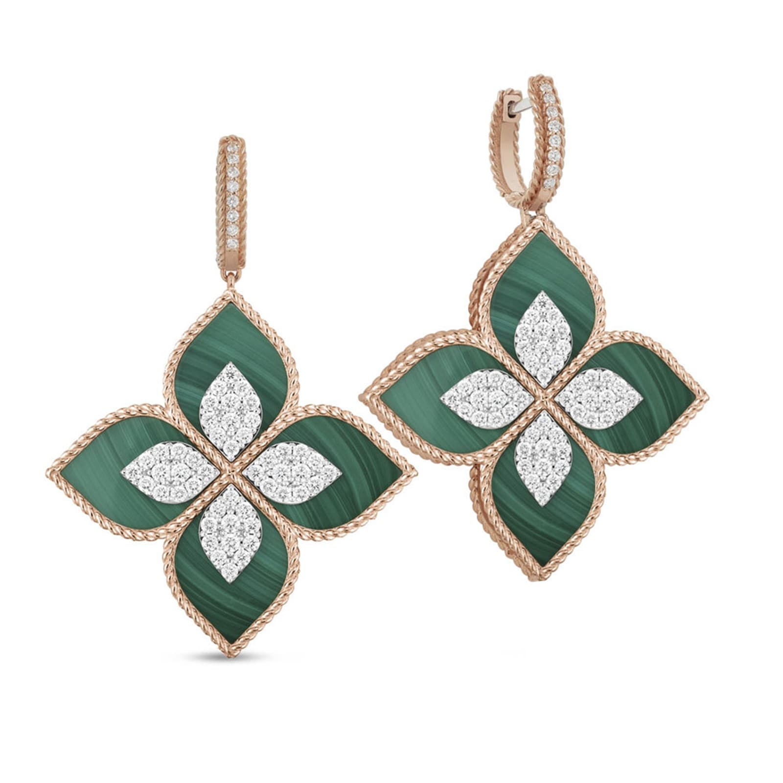 Roberto Coin Princess Flower 18ct Rose Gold Malachite
1.56ct Diamond Hoop Earrings Roberto Coin Princess Flower 18ct Rose Gold Malachite
1.56ct Diamond Hoop Earrings