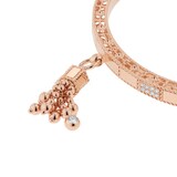 Roberto Coin Art Deco 18ct Rose Gold 0.18ct Diamond Bangle
