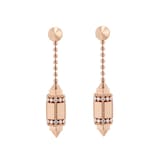 Roberto Coin Art Deco 18ct Rose Gold 0.53ct Diamond Drop Earrings