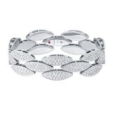 Roberto Coin Retro 18ct White Gold 6.82ct Diamond Bracelet