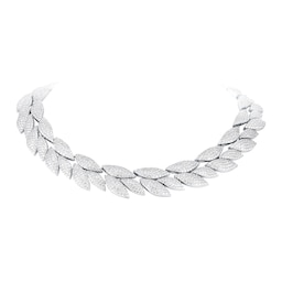 37524712 - Petals 18ct White Gold 39.25ct Diamond Necklace