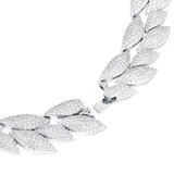 Roberto Coin Petals 18ct White Gold 39.25ct Diamond Necklace