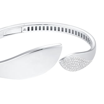 Roberto Coin Petals 18ct White Gold 0.61ct Diamond Bangle