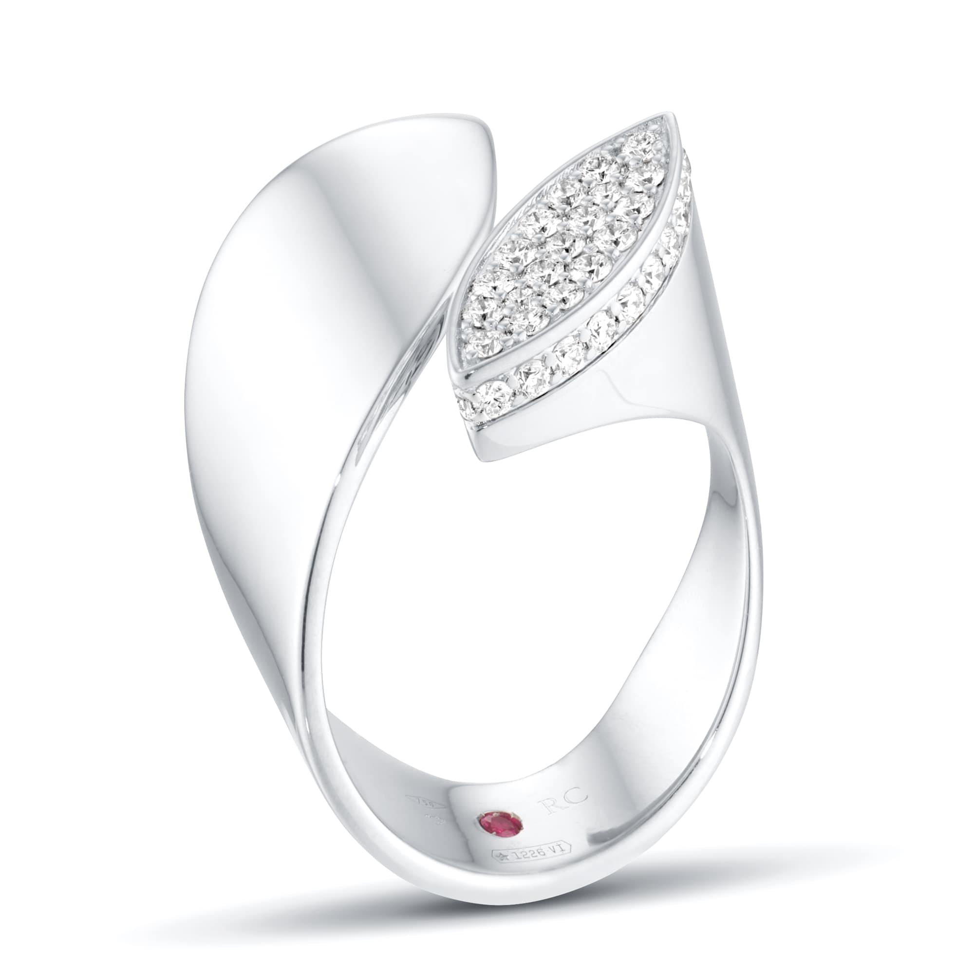 Roberto Coin Petals 18ct White Gold 0.54ct Diamond Ring