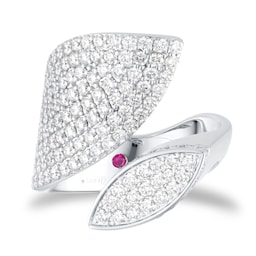 37524716 - Petals 18ct White Gold 2.14ct Diamond Ring
