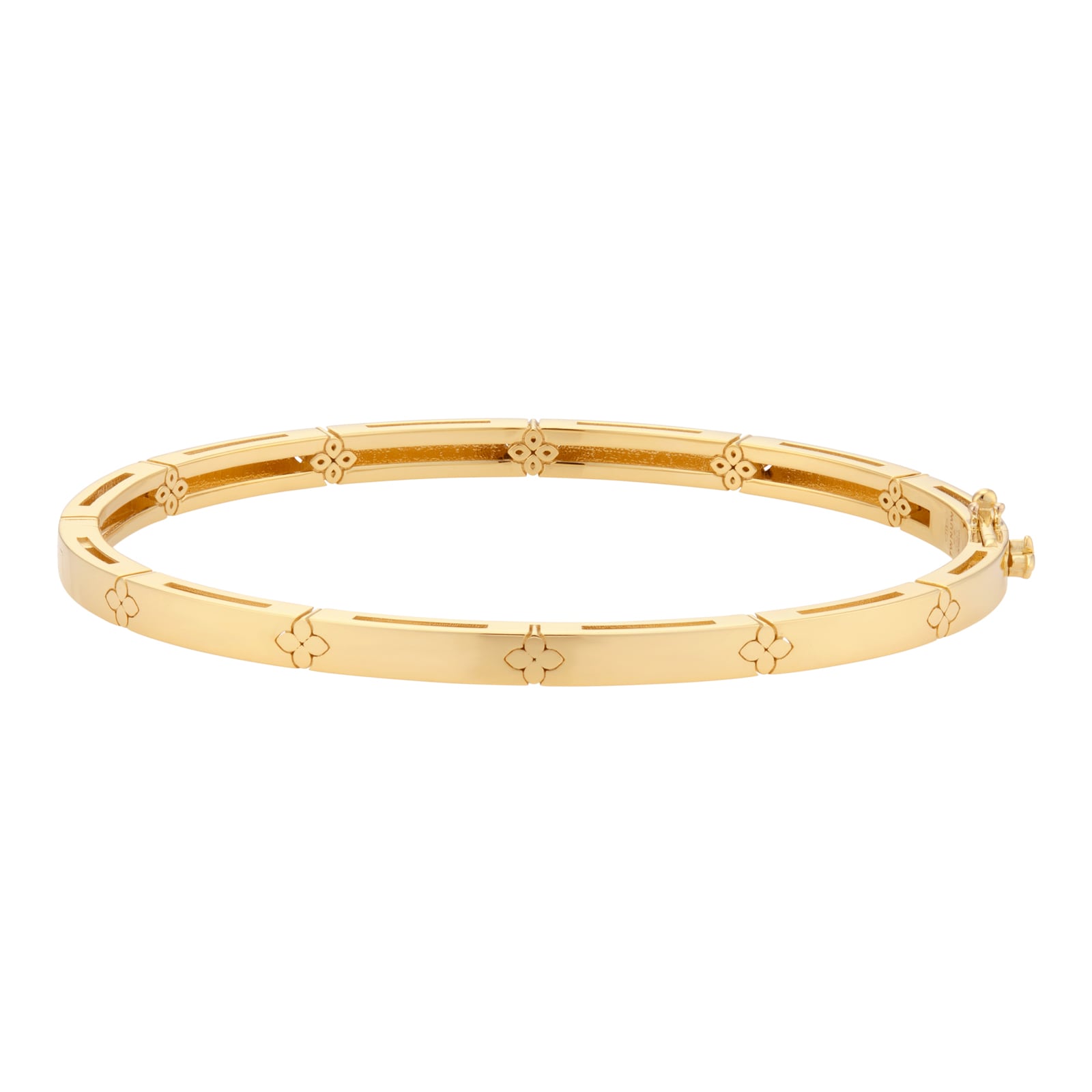 Roberto Coin Love In Verona 18ct Yellow Gold 0.11ct Diamond Bangle Roberto Coin Love In Verona 18ct Yellow Gold 0.11ct Diamond Bangle