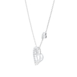 Roberto Coin Diamond Princess 18ct White Gold 0.43ct Diamond Heart Pendant Necklace