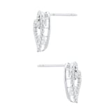 Roberto Coin Diamond Princess 18ct White Gold 0.74ct Diamond Heart Stud Earrings