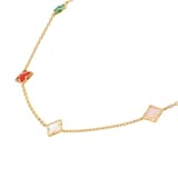 Roberto Coin Venetian Princess 18ct Yellow Gold Mixed Gemstone Necklace